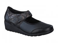 chaussure mobils velcro bathilda noir